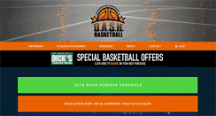 Desktop Screenshot of dashbasketball.com
